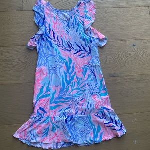 Lilly Pulitzer Nylon Spandex Stretch Dress Girls Size XL 12-14